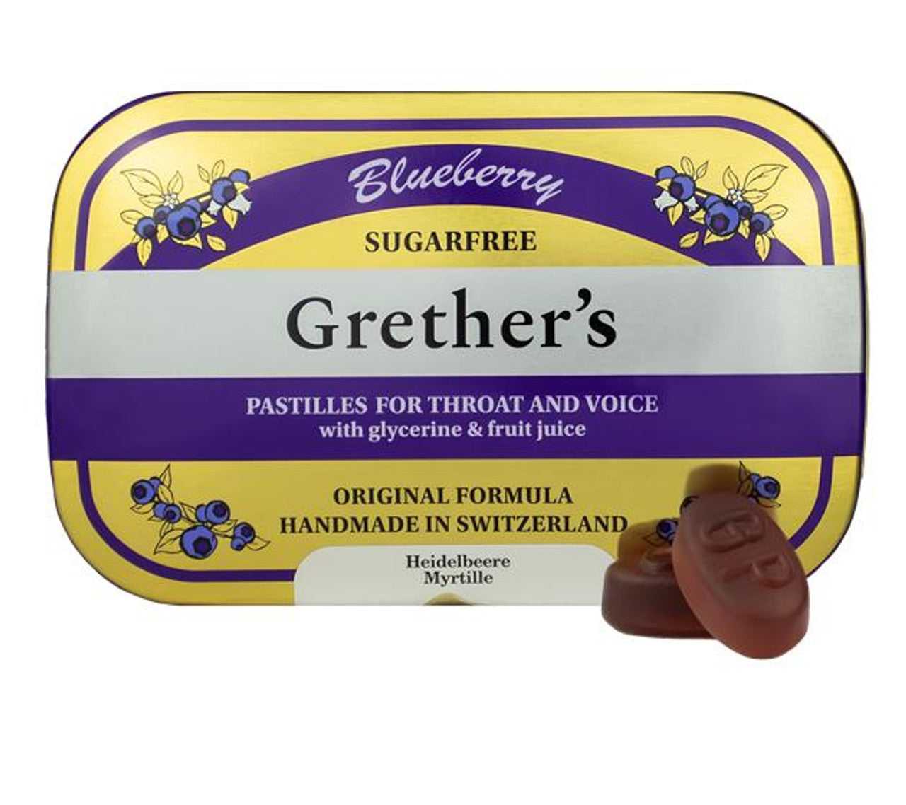 Grether's Pastilles | Sugarfree Blueberry – Grether's USA