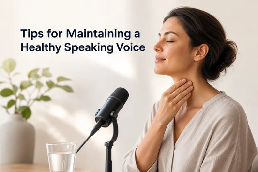 Tips for Maintaining a Healthy Speaking Voice