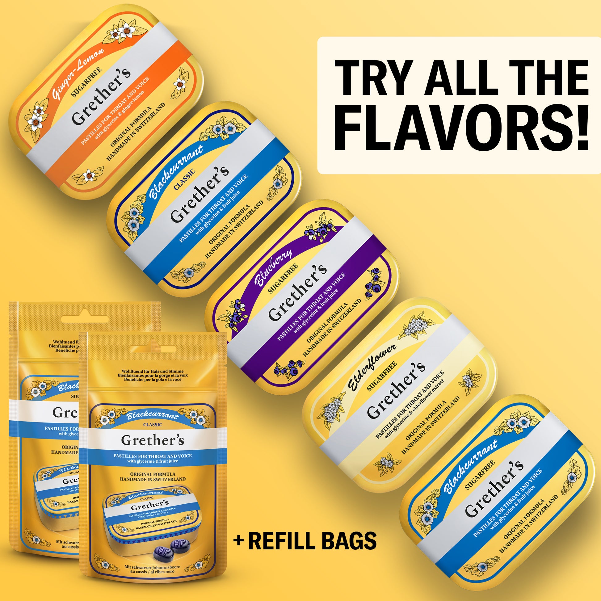 Sugarfree Ginger Lemon - Grether's USA